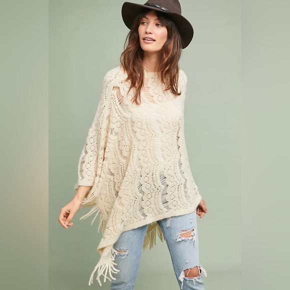 Ana & Katie Anthropologie Poncho NWT - Picture 2 of 5